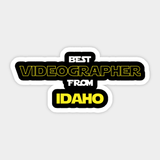 Best Videographer from Idaho Sticker